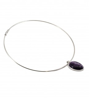 Stainless Steel Wire Necklace with clasp