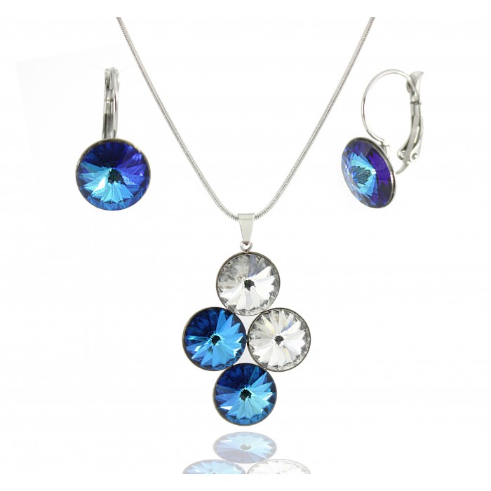 Souprava šperků Swarovski Krystal Bermuda Blue