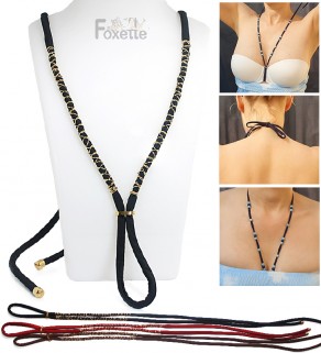 Necklace with Gold plated Chain for Bra