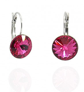 Earrings with Swarovski crystals