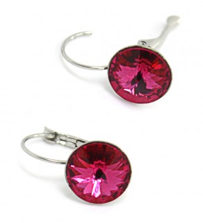 Earrings with Swarovski crystals