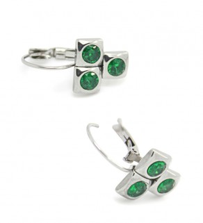 Green Zirconia earrings