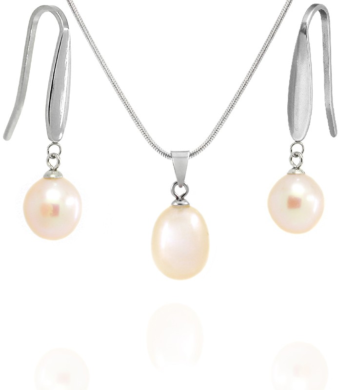 Set šperků přírodní perly