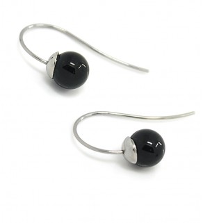 Stainless steel 316L Agate earrings