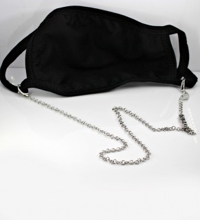 Stainless Steel Badboy chain for mask or glasses - 60cm