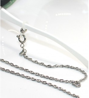 Stainless Steel Byzant chain for mask or glasses - 60cm