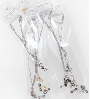 Stainless Steel rhinestone chain for mask or glasses