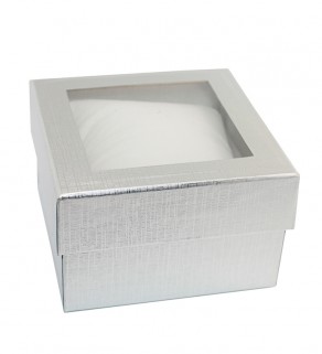 Silver box for bracelets and watch 90mm