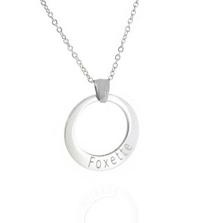 Stainless Steel Foxette pendant