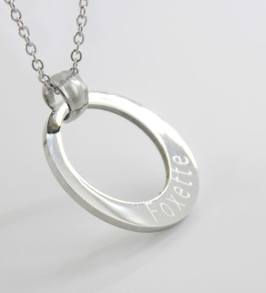 Stainless Steel Foxette pendant
