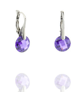 Stainless steel Cubic Zirconia Earrings Indulgence