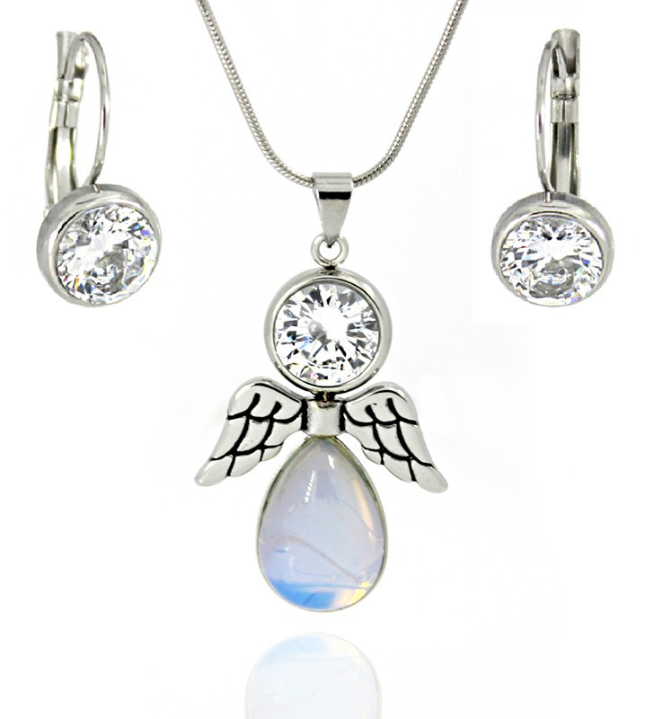 Jewelry set Clear Angel Jewelry set Clear Angel
