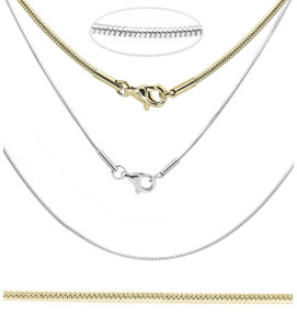 Snake Stainless Steel 316L Chain 1,5mm