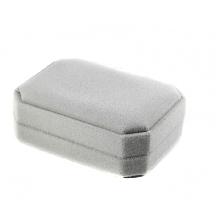 Velvet box grey 70x95mm