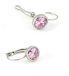 Stainless steel Zirconia earrings