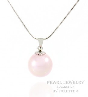 Pearl Pendant with Foxette chain
