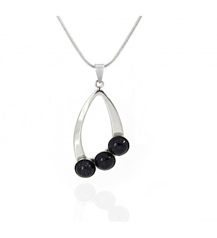 Pendant Blue Goldstone